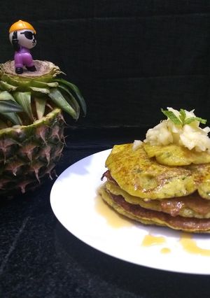 A picture of Pineapple sweet and spicy pancake.