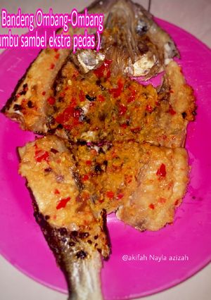 Foto resep 35.Ikan bandeng bakar ombang-ombang bumbu ekstra pedas