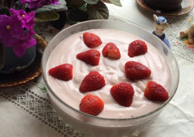 Helado de ? fresa Receta de Rosa Padrón Argentó- Cookpad