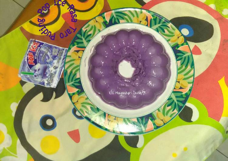 Resep: Puding Ungu Pop Ice Rasa Taro yang Enak