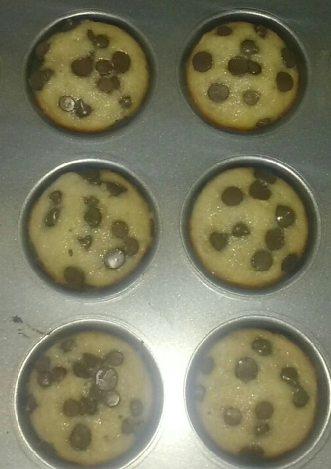 Una foto de Budín de banana y chips de chocolate