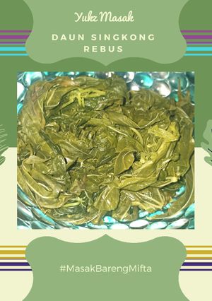 Foto resep Daun singkong rebus