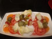 Una foto de pincho de alcachofa