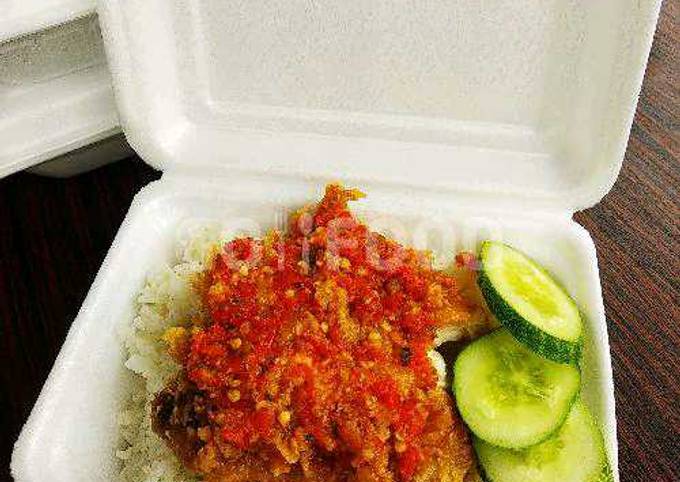 Sambal ayam geprek