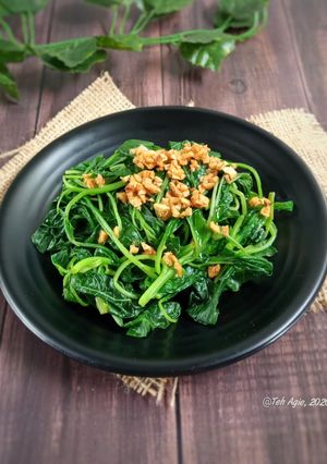 Foto resep Bayam rebus minyak wijen