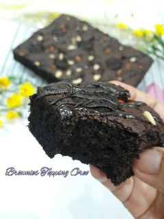 Foto resep Brownies Topping Oreo
