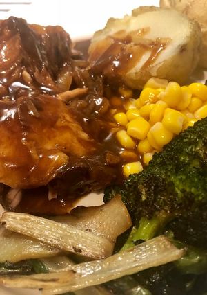 A picture of Bbq pork roast.