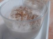 Una foto de mousse de platano