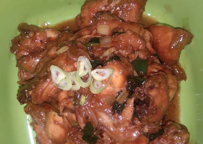 Ayam masak kecap mentega