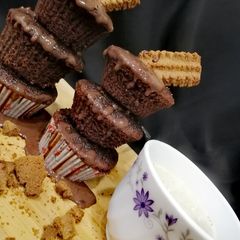 A picture of Chocolate cupcakes.