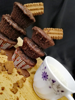 A picture of Chocolate cupcakes.