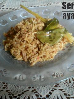 Foto resep Serundeng ayam suwir