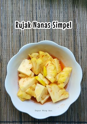 Foto resep 419. Rujak Nanas Simpel