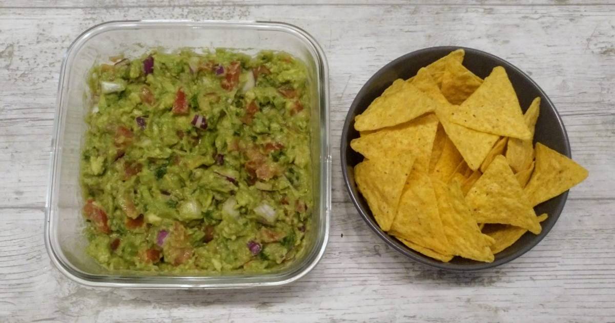 Guacamole casero con pico de gallo, desde el otro lado del charco - Jaleo  en la Cocina