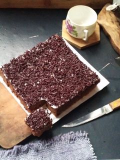 Foto resep Bolu coklat potong