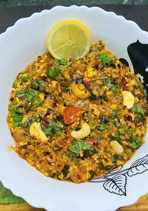 A picture of Methi Paneer Bhurji.