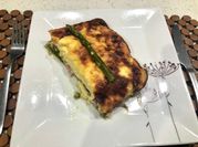 Una foto de souffle al horno