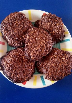 Una foto de Galletas de avena y miel sin harina ni mantequilla