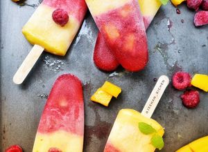 Foto resep Raspberry Mango POPSICLE