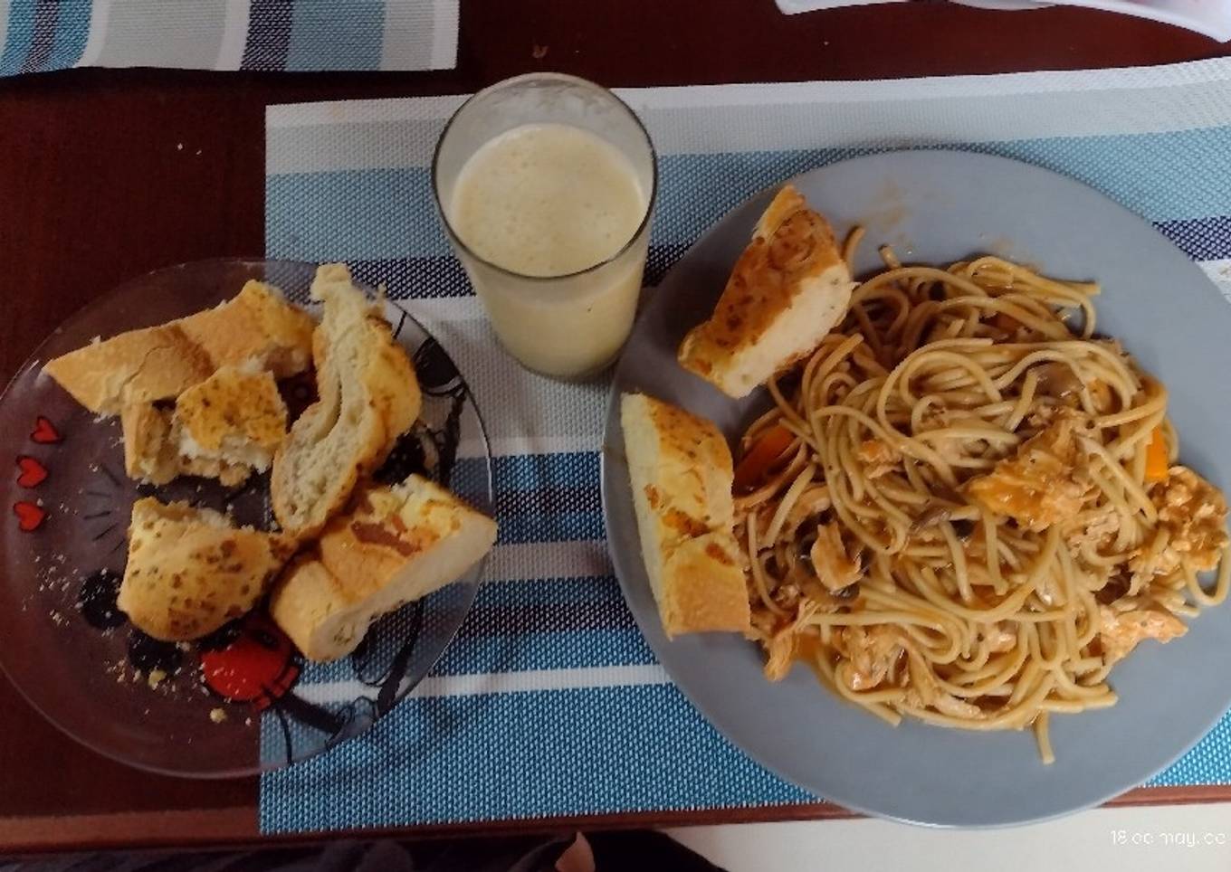 Pasta Bolognesa con pollo