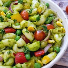Vegan Chimichurri Cold Pasta Salad A picture of Vegan Chimichurri Cold Pasta Salad.