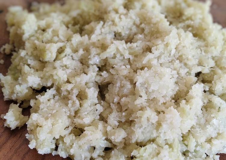 Cara Gampang Membuat Cauliflower Rice #my diabetic meal Anti Gagal