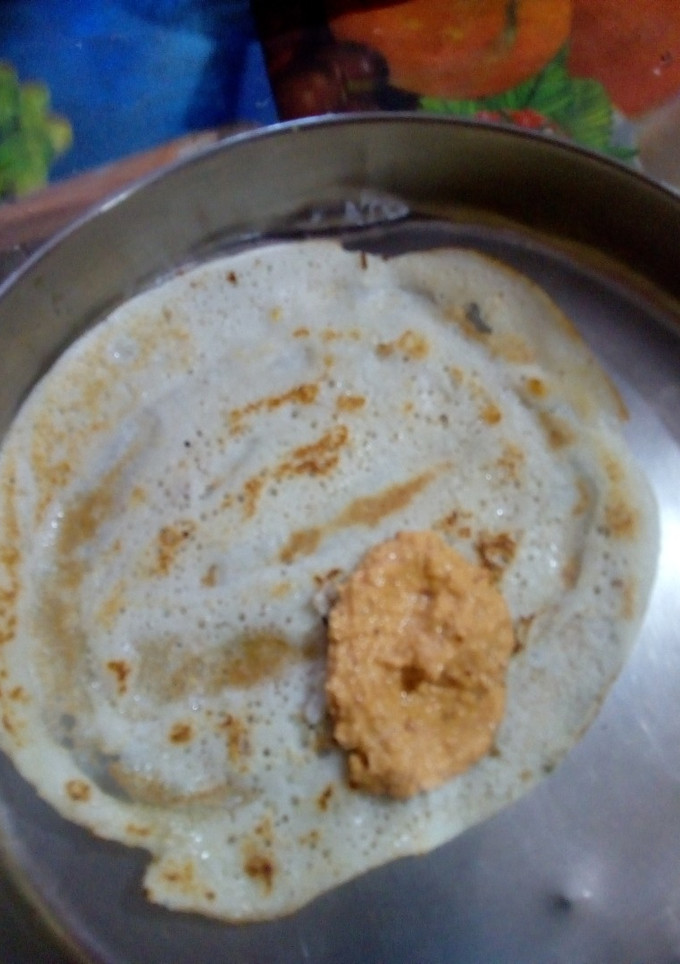 காலை உணவு ஆப்பம்  வரமிளகாய் சட்னி செய்முறை முக்கிய புகைப்படம்
