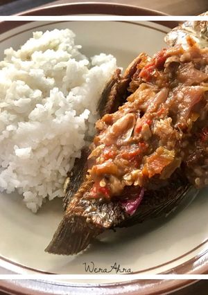 Foto resep Ikan Goreng Sambal Cobek segerrr