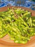 Pasta con crema di piselli