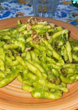 Foto di Pasta con crema di piselli