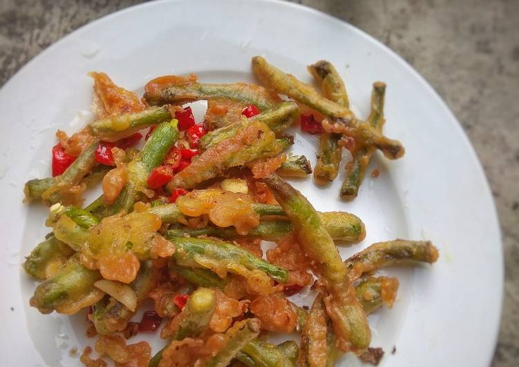 Resep Buncis cabe garam yang Bikin Ngiler