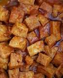 Tofu Sambal (Spicy Dry Chilli Gravy Tofu)