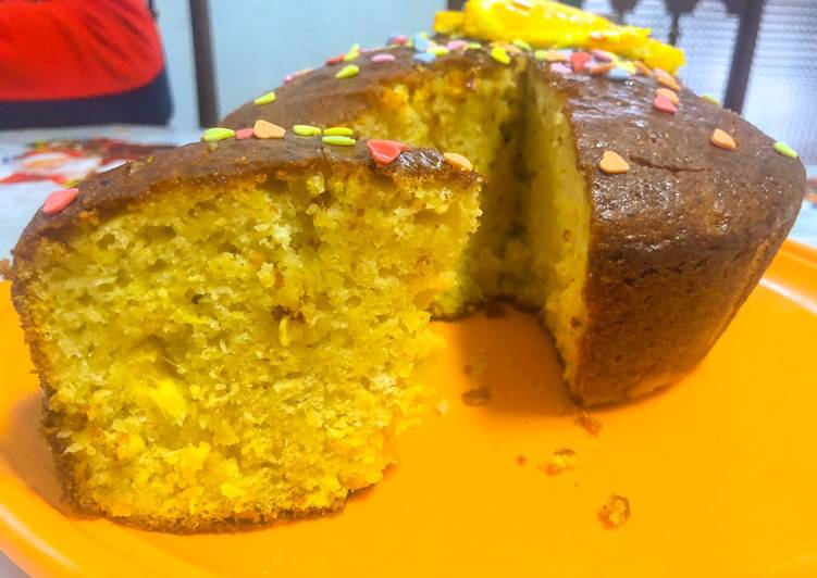 Bizcocho/torta de pulpa de naranja!🍊