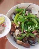 Nghêu hấp sả