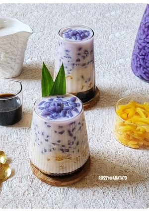 Foto resep Es Cendol Cebong Ubi Ungu