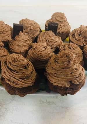 Φωτογραφία της συνταγής Cupcakes με βύσσινο