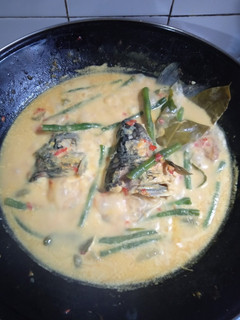 Foto resep Gulai ikan mas kacang panjang