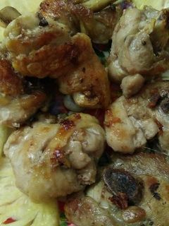 Hình của món Gà chiên mắm.