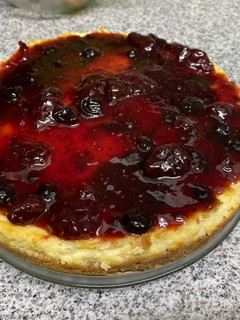 Una foto de Cheesecake de frutos rojos