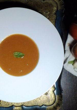 Una foto de Sopa de tomate estilo inglesa