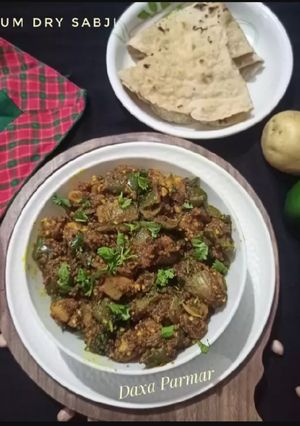 A picture of Aloo Capsicum Dry Sabji.