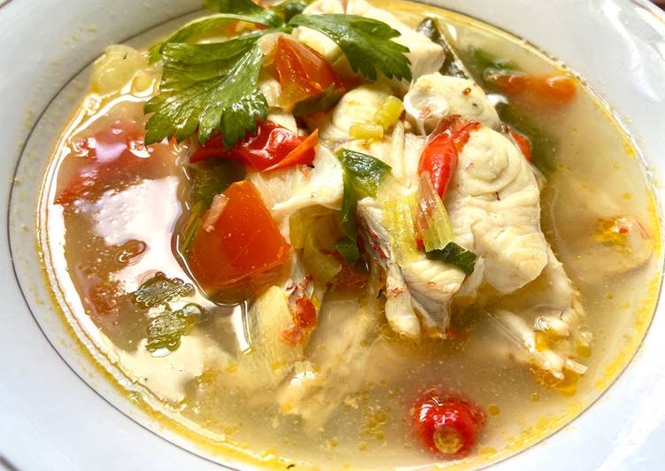 Resep Sup ikan kakap simple dan mudah😬 yang Lezat Sekali