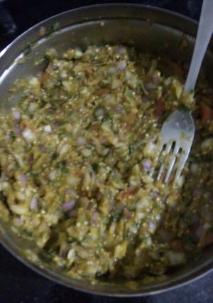 A picture of Smokey Baingan Bharta.