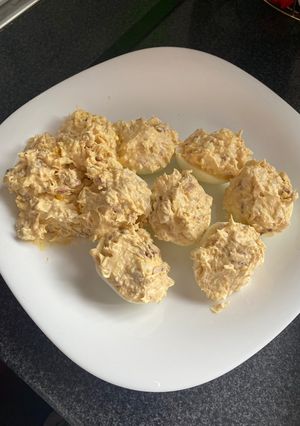 Una foto de Huevos rellenos de la abuela
