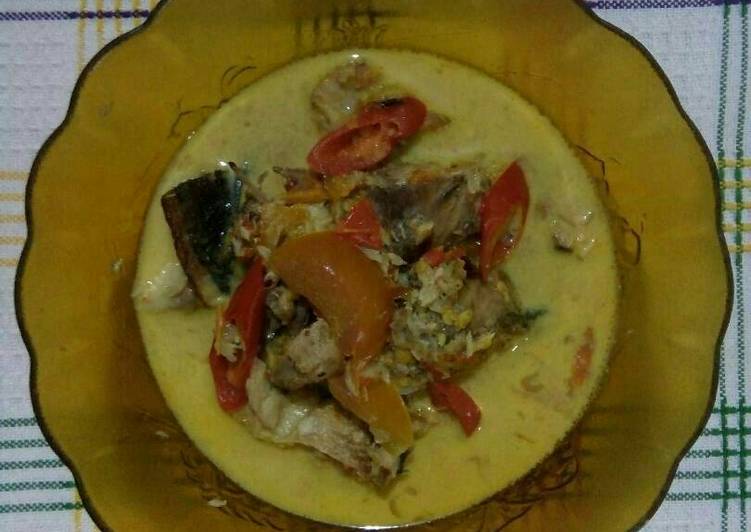Bahan mengolah Kakap Merah Asap bumbu Kuning Pedas yang simpel