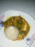 Akwukworo Oho (Ora soup)