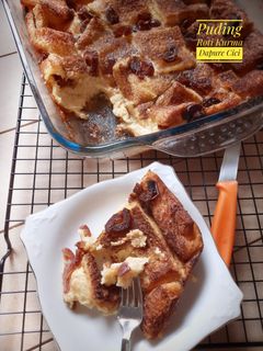 Foto resep Puding Roti Kurma