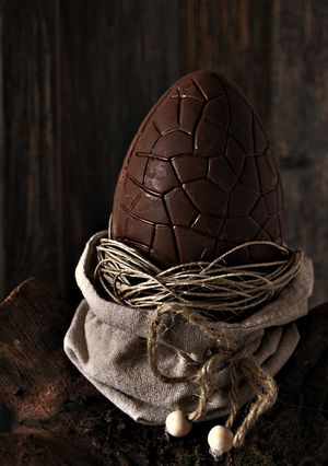 Una foto de Huevo de Pascua de chocolate