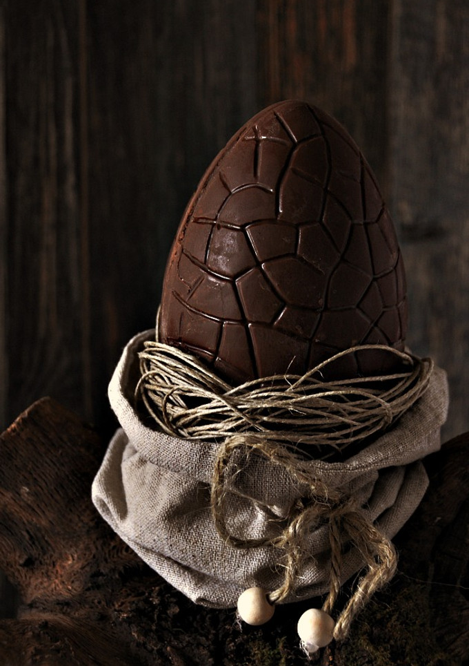 Una foto de Huevo de Pascua de chocolate