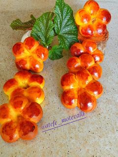عکسی از دستور نان گلبرگ مغز دار 🌼